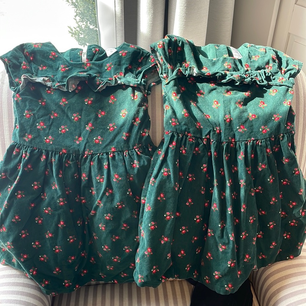 Carters 3T twin matching set. Holiday dresses